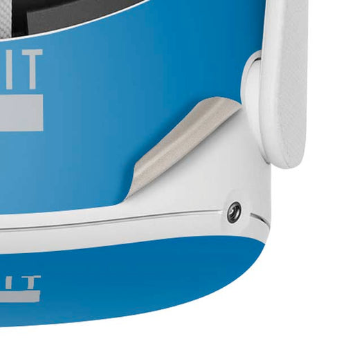 NFL Detroit Lions Blue Performance Series Oculus Quest 2 Skin