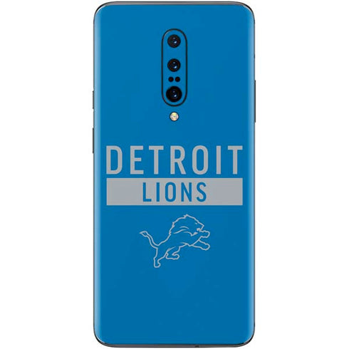 NFL Detroit Lions Blue Performance Series OnePlus 7 Pro Skin