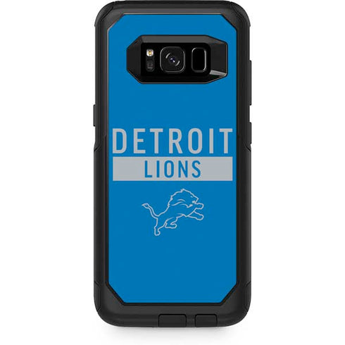NFL Detroit Lions Blue Performance Series Otterbox Commuter Galaxy Skin