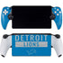 NFL Detroit Lions Blue Performance Series PlayStation Portal Remote Player Skin