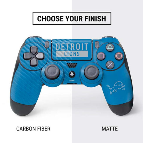 NFL Detroit Lions Blue Performance Series PS4 Controller Skin