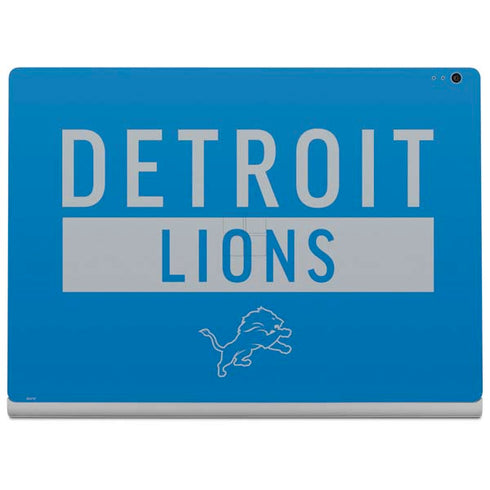 NFL Detroit Lions Blue Performance Series Surface Book 2 13.5in Skin
