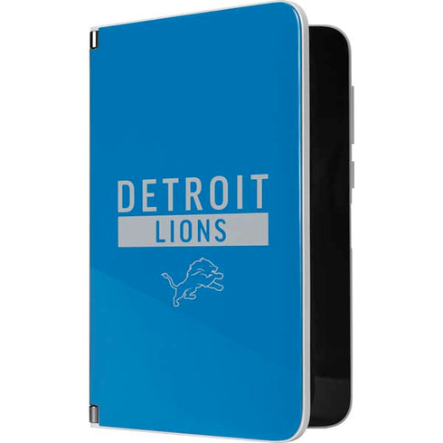 NFL Detroit Lions Blue Performance Series Surface Duo Skin