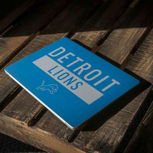 NFL Detroit Lions Blue Performance Series Surface Laptop 2 Skin