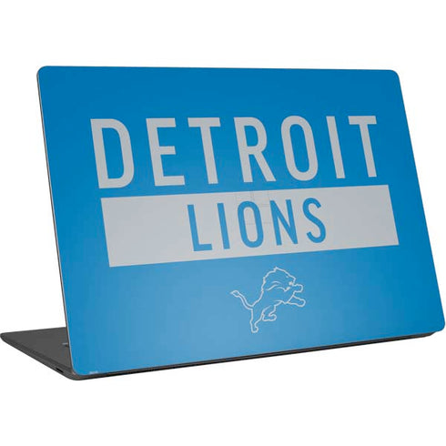 NFL Detroit Lions Blue Performance Series Surface Laptop 4 15in Skin