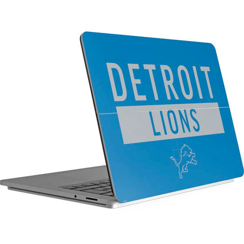 NFL Detroit Lions Blue Performance Series Surface Laptop Studio Skin