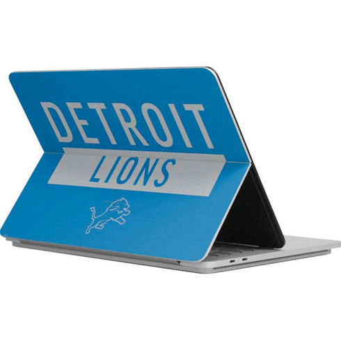 NFL Detroit Lions Blue Performance Series Surface Laptop Studio Skin