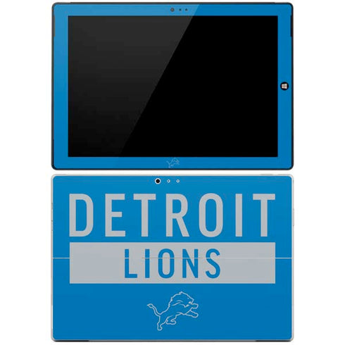 NFL Detroit Lions Blue Performance Series Surface Pro 3 Skin