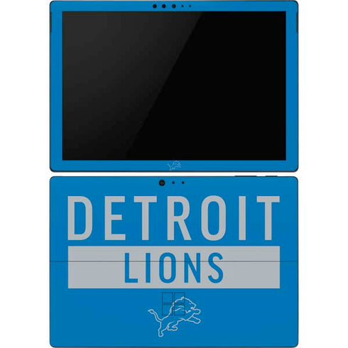 NFL Detroit Lions Blue Performance Series Surface Pro 6 Skin
