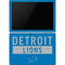 NFL Detroit Lions Blue Performance Series Surface Pro 6 Skin