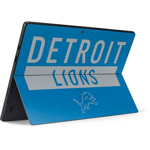NFL Detroit Lions Blue Performance Series Surface Pro 6 Skin