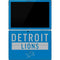 NFL Detroit Lions Blue Performance Series Surface Pro 7 Skin