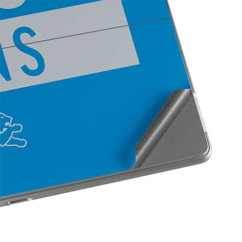 NFL Detroit Lions Blue Performance Series Surface Pro 8 Skin