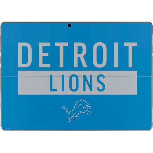 NFL Detroit Lions Blue Performance Series Surface Pro 9 Skin
