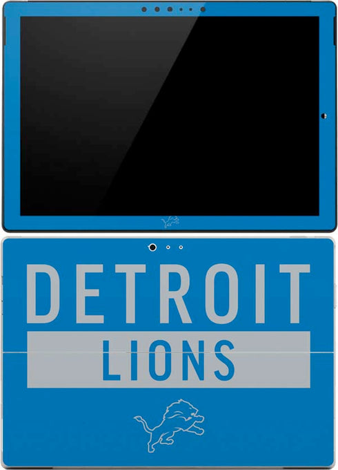 NFL Detroit Lions Blue Performance Series Surface Pro (2017) Skin