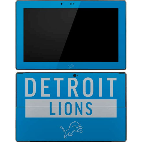NFL Detroit Lions Blue Performance Series Surface Pro Tablet Skin