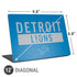 NFL Detroit Lions Blue Performance Series Universal Laptop 12in (9.8 x 6.8in) Skin