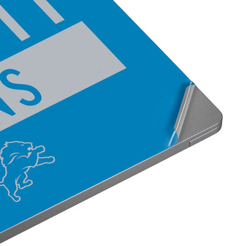 NFL Detroit Lions Blue Performance Series Universal Laptop 12in (9.8 x 6.8in) Skin