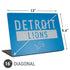 NFL Detroit Lions Blue Performance Series Universal Laptop 16in (13 x 9.4in) Skin
