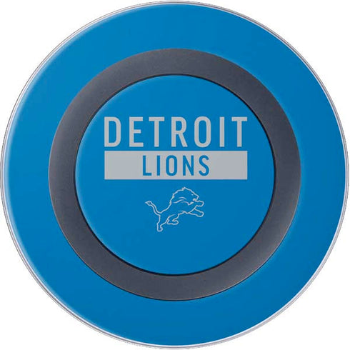 NFL Detroit Lions Blue Performance Series Wireless Charger Skin