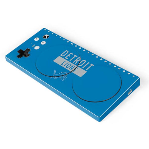 NFL Detroit Lions Blue Performance Series Xbox Adaptive Controller Skin
