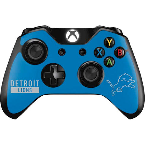 NFL Detroit Lions Blue Performance Series Xbox One Controller Skin