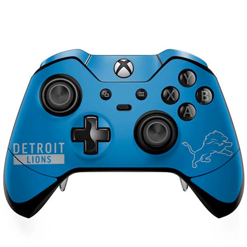 NFL Detroit Lions Blue Performance Series Xbox One Elite Controller Skin