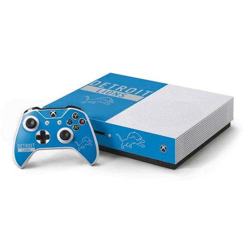 NFL Detroit Lions Blue Performance Series Xbox One Skins