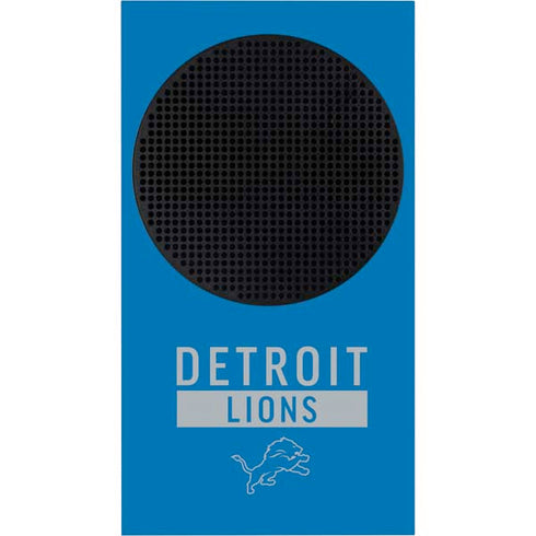 NFL Detroit Lions Blue Performance Series Xbox Series S Bundle Skin