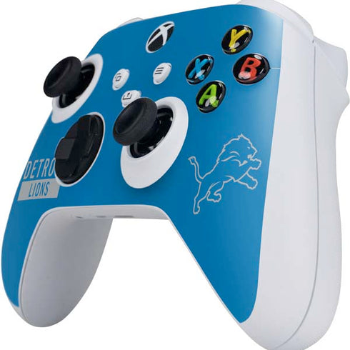 NFL Detroit Lions Blue Performance Series Xbox Series S Controller Skin