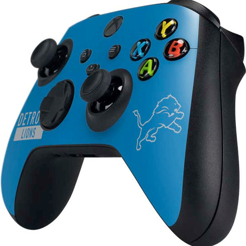 NFL Detroit Lions Blue Performance Series Xbox Series X Controller Skin