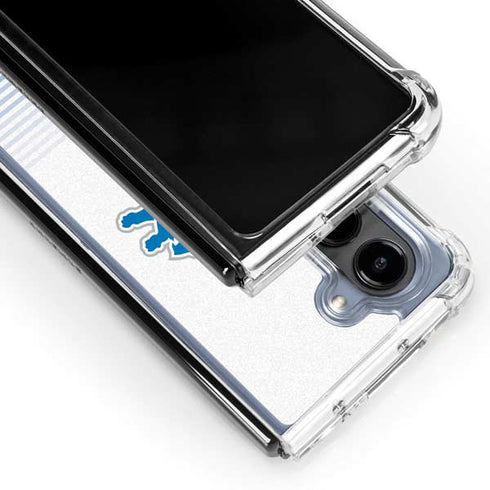 NFL Detroit Lions Breakaway Galaxy Z Fold5 5G Clear Case