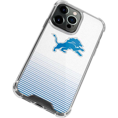 NFL Detroit Lions Breakaway iPhone 14 Pro Clear Case