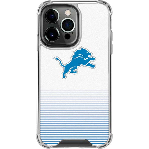 NFL Detroit Lions Breakaway iPhone 14 Pro Clear Case