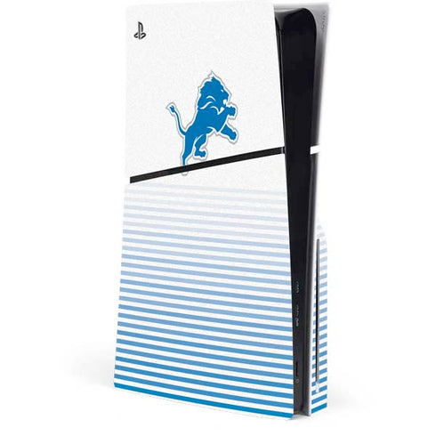 NFL Detroit Lions Breakaway PS5 Slim Disk Console Skin