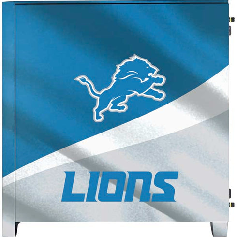 NFL Detroit Lions Corsair 4000D Tempered Glass Mid-Tower ATX Case Skin