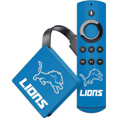 NFL Detroit Lions Distressed Amazon Fire TV Skin