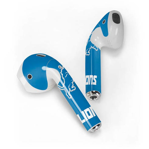 NFL Detroit Lions Distressed Apple AirPods Skin