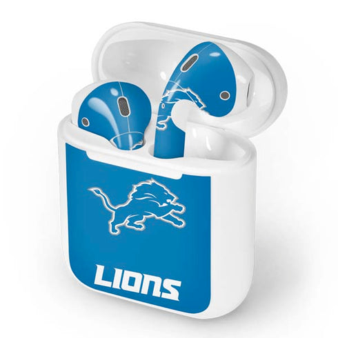 NFL Detroit Lions Distressed Apple AirPods Skin