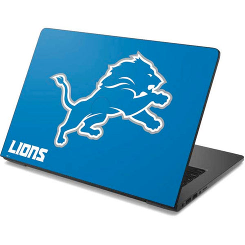 NFL Detroit Lions Distressed Dell Chromebook Skin