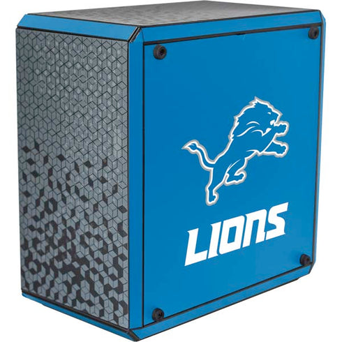 NFL Detroit Lions Distressed Cooler Master MasterBox Q300L Mini Tower Skin