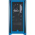 NFL Detroit Lions Distressed Corsair 4000D Tempered Glass Mid-Tower ATX Case Skin