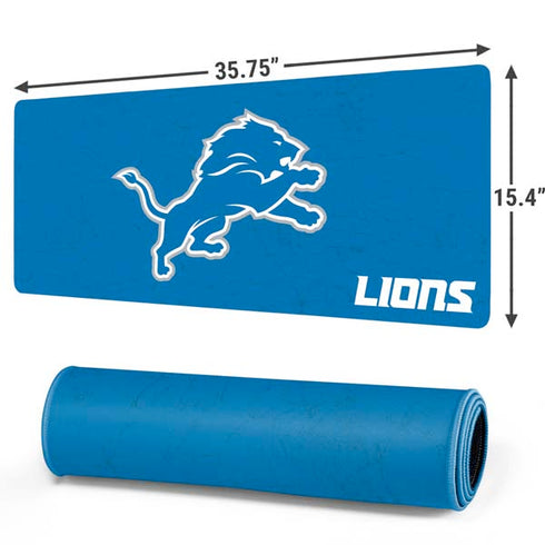 NFL Detroit Lions Distressed Gaming Mouse Pad
