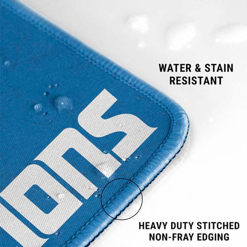 NFL Detroit Lions Distressed Gaming Mouse Pad