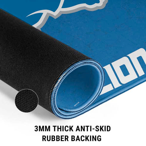 NFL Detroit Lions Distressed Gaming Mouse Pad