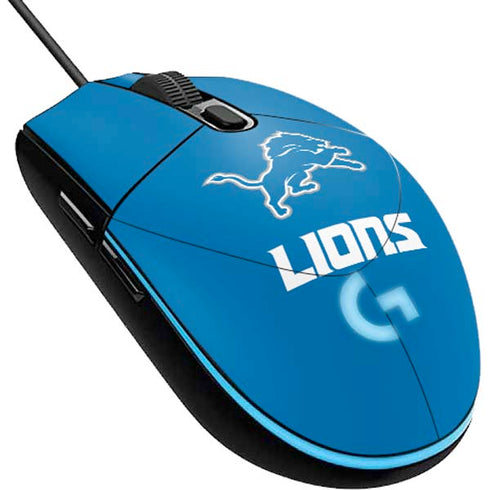 NFL Detroit Lions Distressed G203 Prodigy RGB Wired Gaming Mouse Skin
