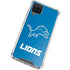 NFL Detroit Lions Distressed Galaxy A12 Clear Case