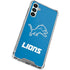 NFL Detroit Lions Distressed Galaxy A14 5G Clear Case