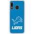 NFL Detroit Lions Distressed Galaxy A20 Clear Case