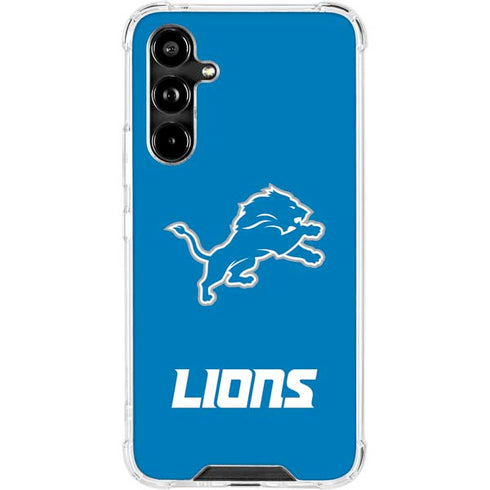 NFL Detroit Lions Distressed Galaxy A54 5G Clear Case
